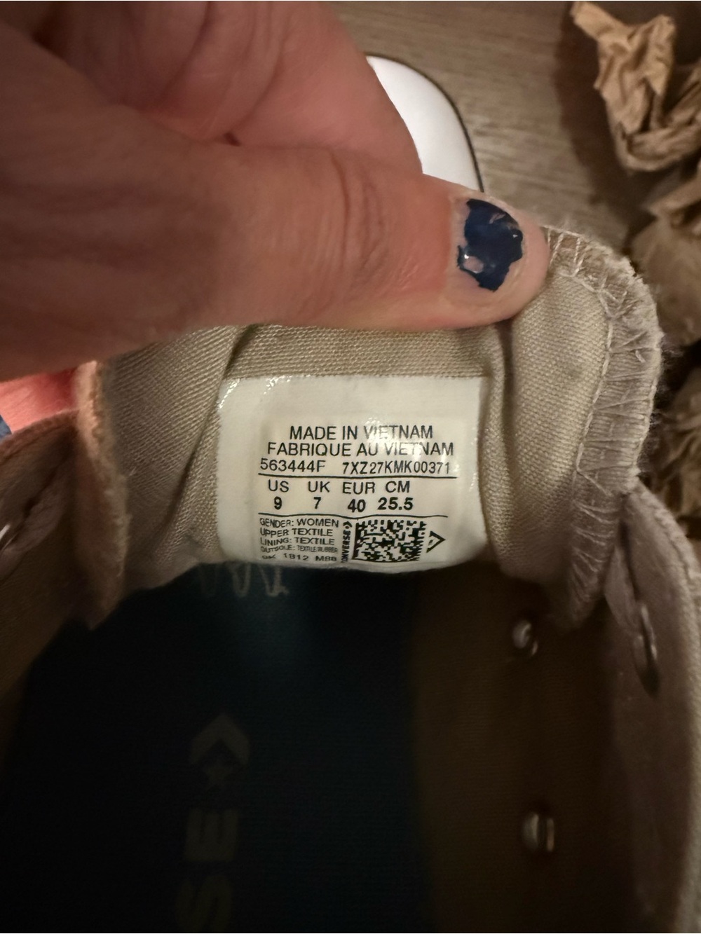 Converse Low-Top Sneakers - Cream - Picture 7 of 7